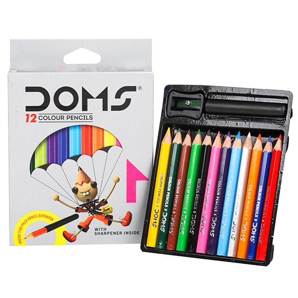 Doms 12 Colour Pencils 