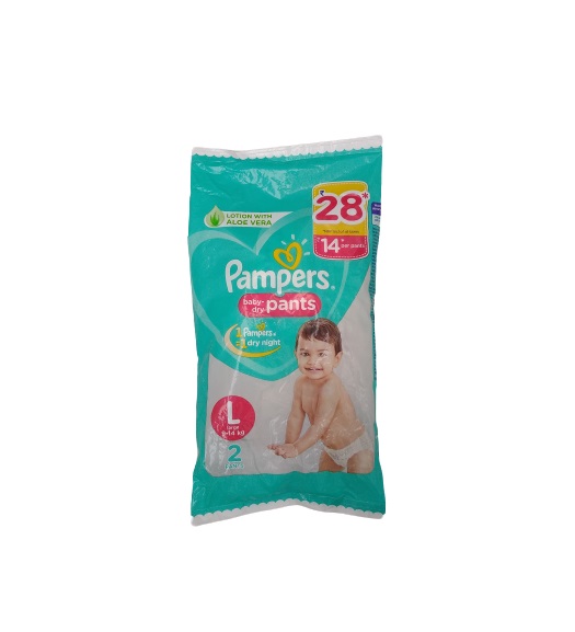 Pampers Baby Pants Large 2 Pants 
