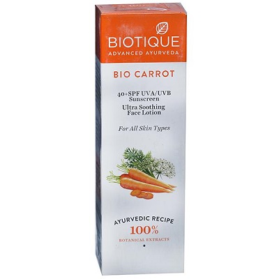 Biotique BIO Carrot 40spf Sunscreen  