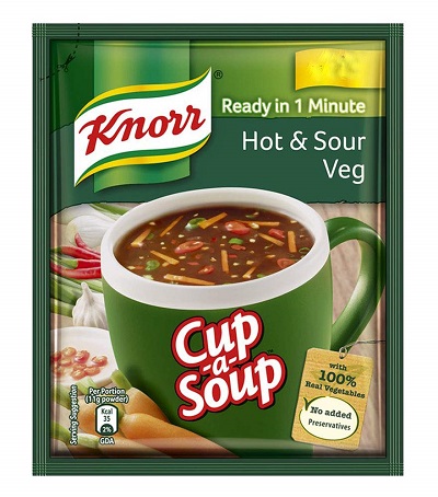 Knorr Soup Hot and Sour Veg Pack of 2