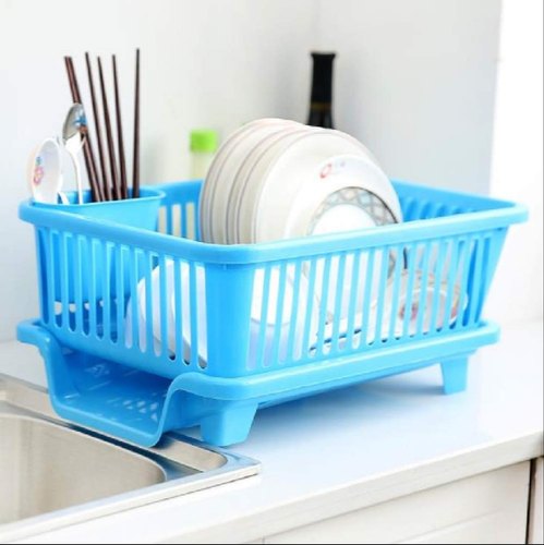 Washer Dish Rack Drainer With Tray  